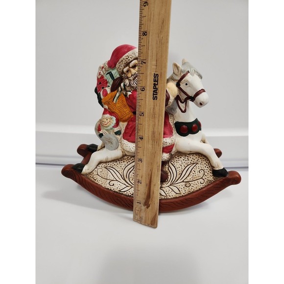 Musical Santa on a rocking horse - Picture 7 of 7